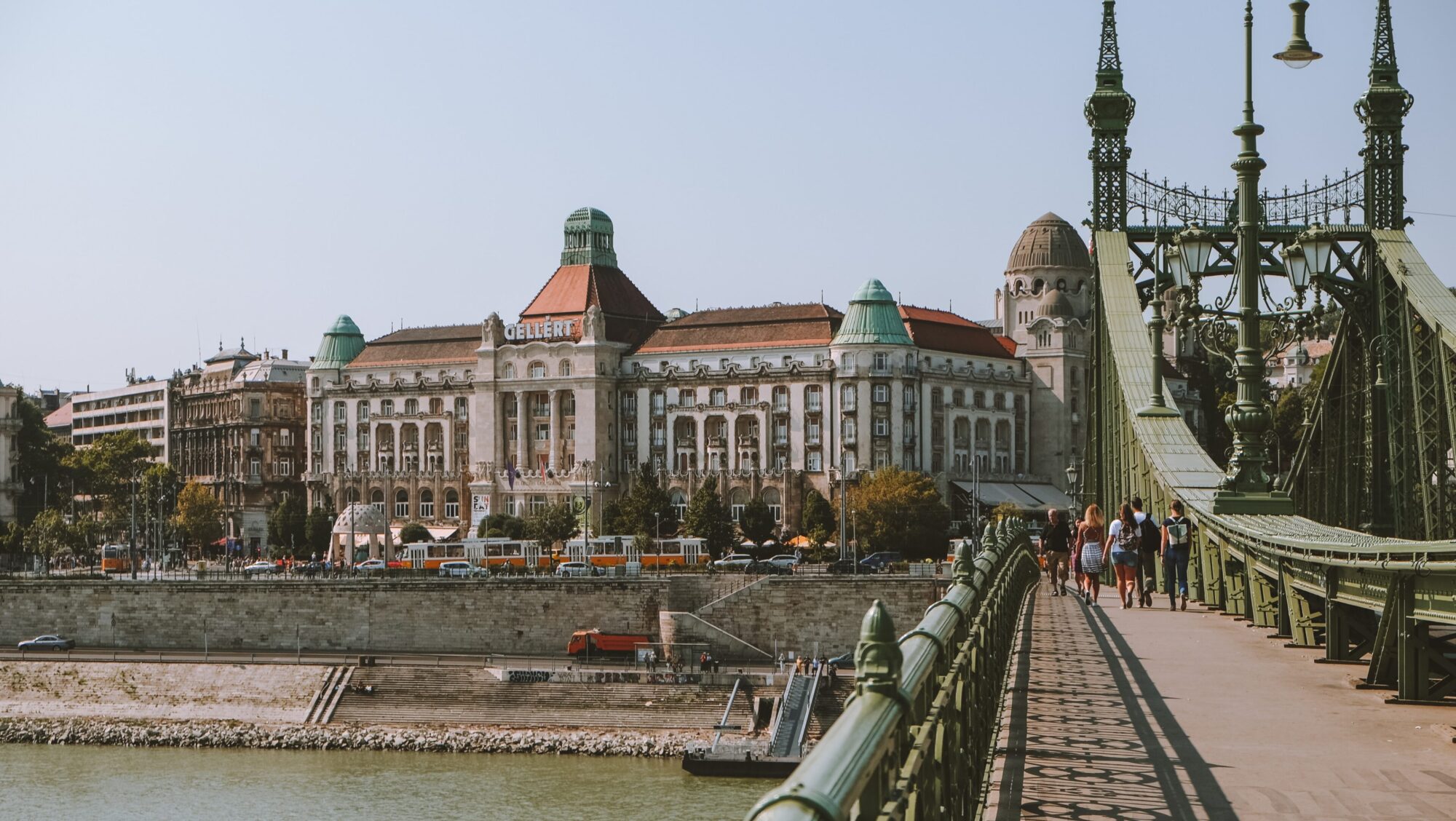 Gellert hotel seen from far